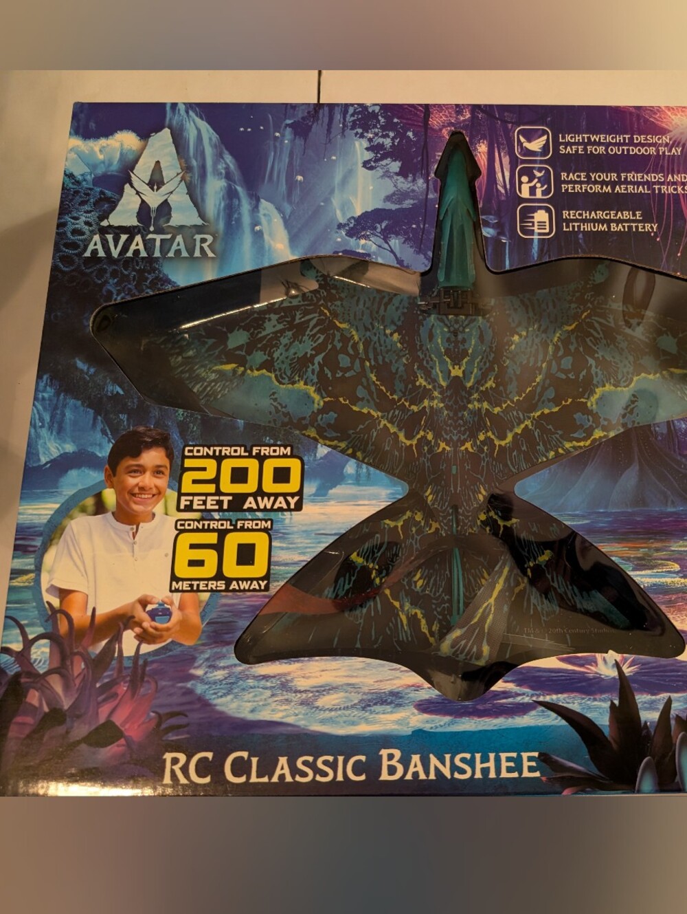 RC Classic Banshee Remote-Control Plane - Teal/Black